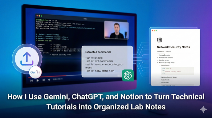 Image for How I Use Gemini, ChatGPT, and Notion to Turn Technical Tutorials into Organized Lab Notes